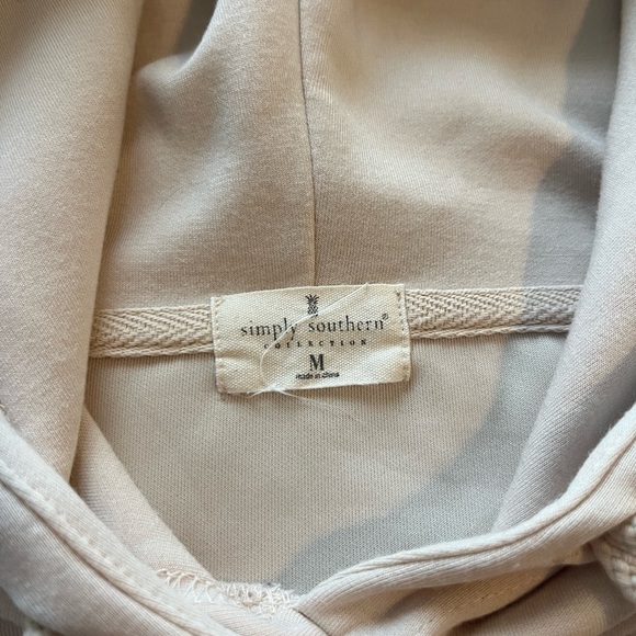 Simply Southern Cream Casual Hoodie Sweatshirt - Picture 5 of 12
